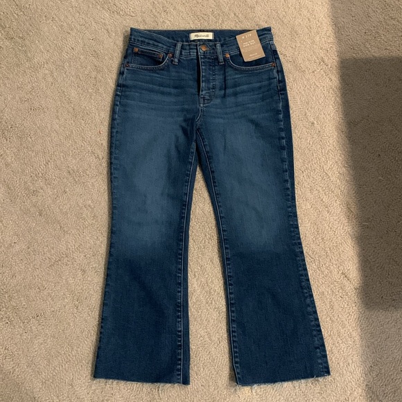 NWT Madewell Petite Kick Out Crop Jeans (27P) - Picture 5 of 10